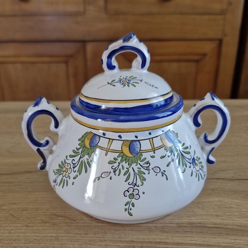 Magnifique sucrier faience - magnifique,