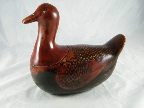 Lacquered duck with - duck, removable