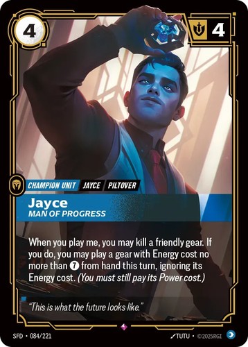 Jayce homme progrès n - progrès,