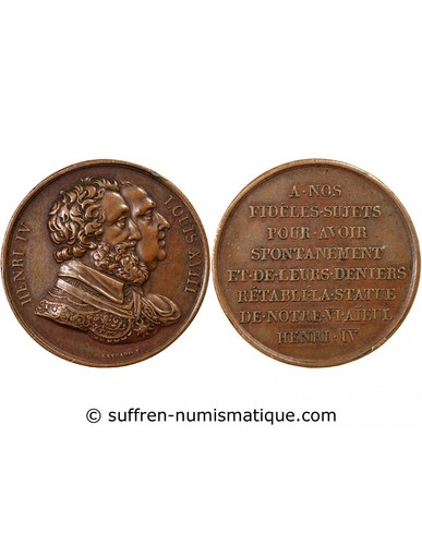 France louis xviii medaille - france,