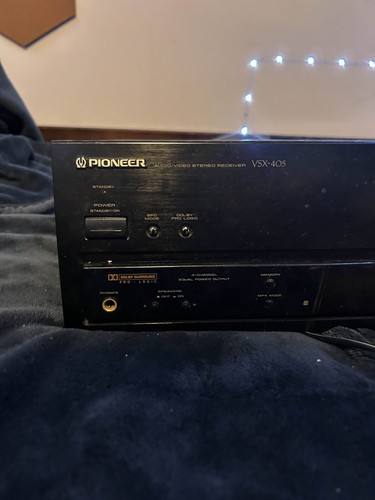 Pioneer vsx 405 receiver - a/v,