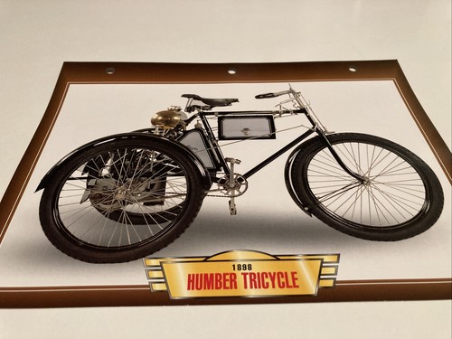 Tricycle humber 1898 fiche - tricycle,