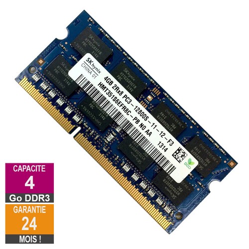 Barrette mémoire 4go ram ddr3 - barrette,