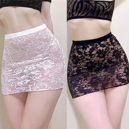 Chiffon jupe dentelle - chiffon, pour