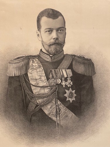 Large portrait print tsar - portrait,