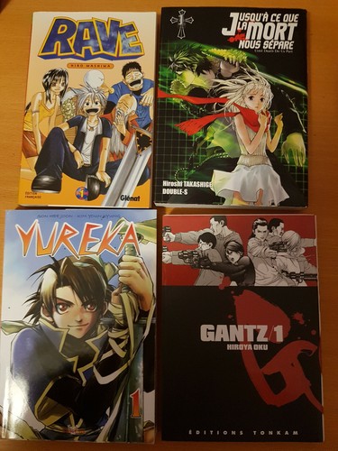 Lot manga rave gantz - ,