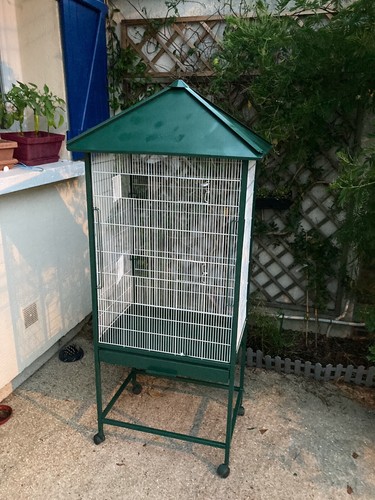 Cage oiseaux métallique - cage,
