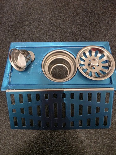 Siphon inox sol - inox, 19x9