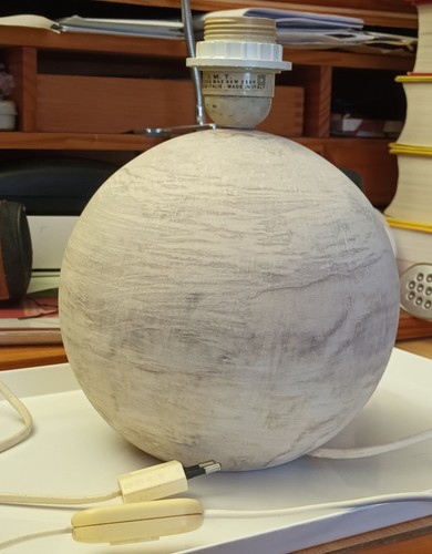 Pied lampe boule - lampe, en