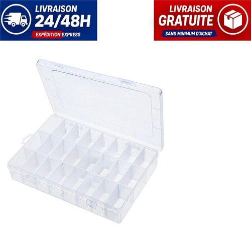 Boîte bijoux transparente - boîte, à