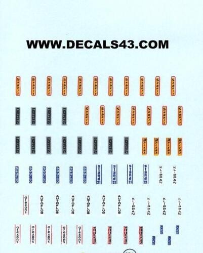 Decals decalcomanie divers - decals,