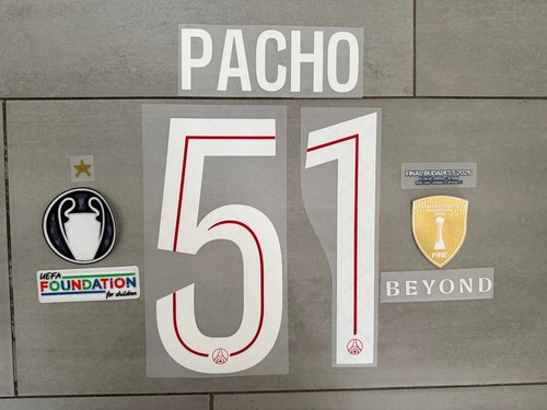 Flocage pacho psg home - flocage,
