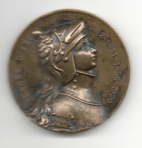 Médaille jeanne arc en - médaille,