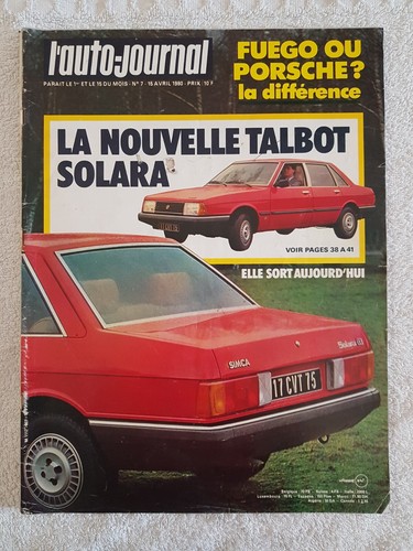 Auto journal 15 04 1980 - journal, n°7