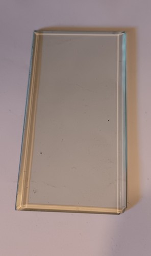 Ancien verre minéral - ancien, plat