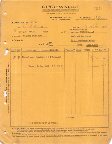 1941 cima wallut - cima, lyon