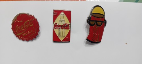 Lot pins coca - de, rare