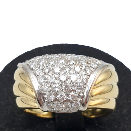 Bague massif 18k - en,
