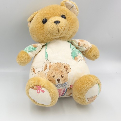 Doudou peluche ours beige