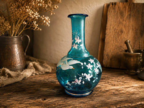 Ancienne carafe verre - carafe, en