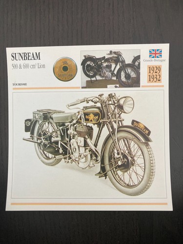 Carte fiche moto - fiche,