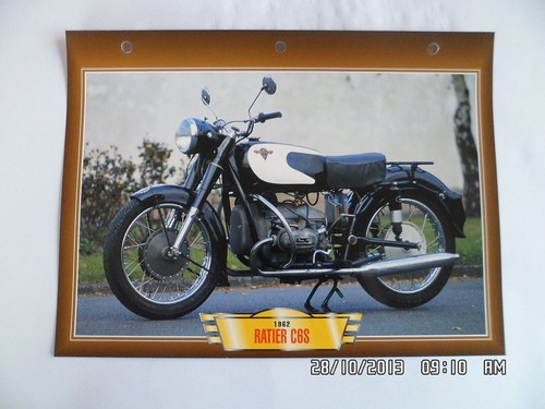 Carte fiche moto - fiche,