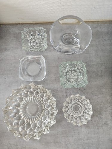 Lot cendriers vintage en - de,