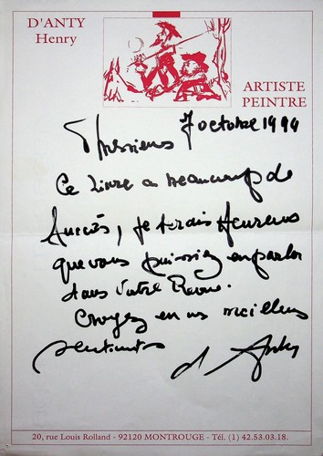 Henry d anty peintre - d'anty,