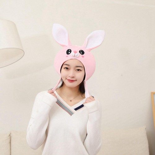 Chapeau lapin peluche - chapeau,