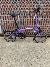 Brompton folding bicycle - folding,