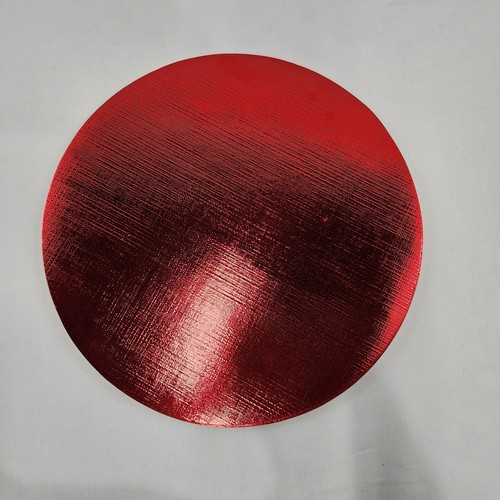 Dining table vinyl red round - table,
