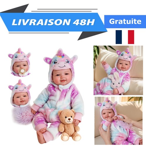Poupée reborn bébé - poupée, cm