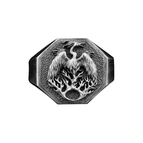 Bague oiseau feu phoenix - oiseau,