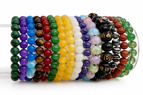 Bracelet tibétain pierres - bracelet,