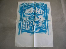 Rare affiche jour fete - jour, de