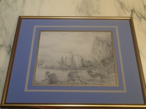 1860 marine normandie scène - 1860,