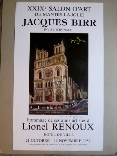 Jacques birr affiche signé - jacques,