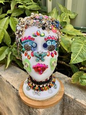 Bejewelled MANNEQUIN Head Bust