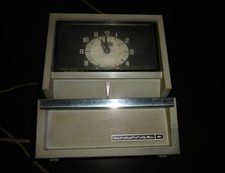 Horloge industriel composteur SNCF  pointeuse  CINCINNATI