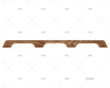 MAIN COURANTE TEAK 840X60X25MM 3 ARCHES ARC MARINE