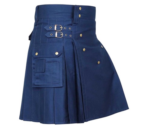 Kilt utilitaire bleu marine - kilt,