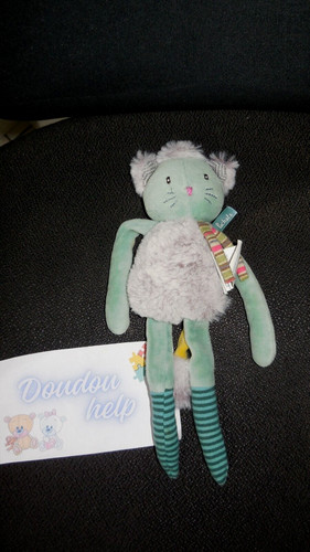 Doudou peluche chat minoucha - peluche,