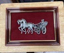 Cadre En Etain Sur Velours -