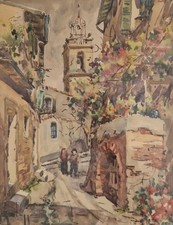 Tableau Peinture Église Vieux
