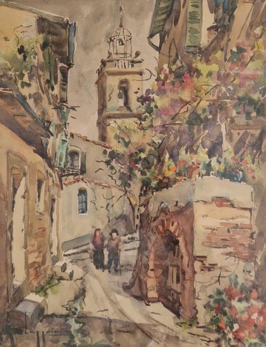 Tableau peinture église - tableau, vieux