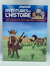 PLAYMOBIL Altaya Livre AVENTURES DE L’HISTOIRE Numéro 44 COWBOYS GRANDES PRAIRIE