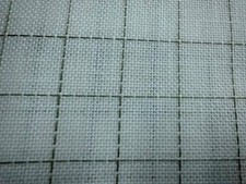 TOILE A BRODER LIN QUADRILLE ZWEIGART.68X51CM.POINT DE CROIX ET TOUTES BRODERIES