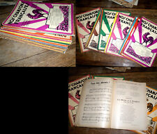 lot 19 numéros Nos Chansons Françaises 1937/1939 Fragerolle Chenal Lemercier