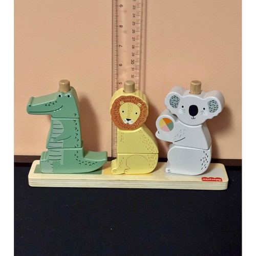 Fisher price wooden stacking - price,