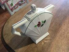 Belle Théière Art Déco St Amand peint à la main Josy